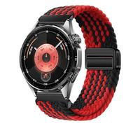Correa de reloj de 22 mm de nailon trenzado compatible con Huawei GT6 GT5 GT4 46 mm GT 6 Pro GT3 Pro GT 2e magnética elástica Venu 4 45 mm pulsera Venu 3 2, Forerunner 255 265, One Size, Nailon, Sin
