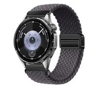 Correa de reloj de 22 mm de nailon trenzado compatible con Huawei GT6 GT5 GT4 46 mm GT 6 Pro GT3 Pro GT 2e magnética elástica Venu 4 45 mm pulsera Venu 3 2, Forerunner 255 265