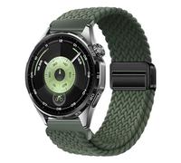 Correa de reloj de 22 mm de nailon trenzado compatible con Huawei GT6 GT5 GT4 46 mm GT 6 Pro GT3 Pro GT 2e magnética elástica Venu 4 45 mm pulsera Venu 3 2, Forerunner 255 265, One Size, Nailon, Sin