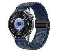 Correa de reloj de 22 mm de nailon trenzado compatible con Huawei GT6 GT5 GT4 46 mm GT 6 Pro GT3 Pro GT 2e magnética elástica Venu 4 45 mm pulsera Venu 3 2, Forerunner 255 265, One Size, Nailon, Sin