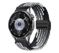 Correa de reloj de 22 mm de nailon trenzado compatible con Huawei GT6 GT5 GT4 46 mm GT 6 Pro GT3 Pro GT 2e magnética elástica Venu 4 45 mm pulsera Venu 3 2, Forerunner 255 265, One Size, Nailon, Sin