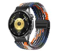 Correa de reloj de 22 mm de nailon trenzado compatible con Huawei GT6 GT5 GT4 46 mm GT 6 Pro GT3 Pro GT 2e magnética elástica Venu 4 45 mm pulsera Venu 3 2, Forerunner 255 265, One Size, Nailon, Sin