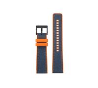 Correa de reloj de 22mm 24mm Compatible con Breitling Avenger Blackbird Professional Endurance Super Ocean Series(Blue Orange Black,Width 22mm)