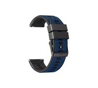 Correa de reloj de 22mm compatible con Suunto Vertical / 9 PEAK Pro / 9 Peak / 5 Peak, repuesto de pulsera de silicona, accesorios(Midnight blue Black,20mm)
