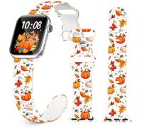 Correa de reloj de Acción de Gracias para Apple Watch, silicona impresa en vacaciones, repuesto para iWatch 1, 2, 3, 4, 5, 6, 7, 8, 9, 10, Ultra de 38 mm, 40 mm, 41 mm, 42 mm, 44 mm, 45 mm, 46 mm, 49