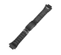 Correa de reloj de acero inoxidable apta for casio gshock GW-M5610 DW5600 GW-5000 G-5600 GA2100 GM5600 GM2100 correa de reloj de acero sólido(Black,GA2100-GA2110)
