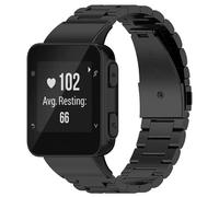 Correa de reloj de acero inoxidable con tres cuentas para Garmin Forerunner 45/45S/Swim 2 xDfind