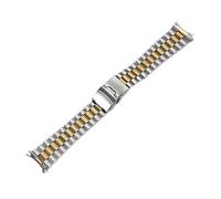 Correa de reloj de acero inoxidable macizo de 22 mm apta for Casio MDV-106/107