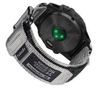 Correa de reloj de ajuste rápido de 22 mm para Garmin Instinct 3 Solar 45 mm/Instinct E 45 mm/Fēnix E 47 mm/Fenix 7 Solar/Fenix 6, etc. Garmin Correa de repuesto deportiva de nailon, 22mm / (185-210mm