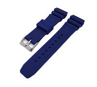 Correa de reloj de buceo de 0.866 in, pulsera de goma, correa impermeable para mujeres y hombres, repuesto de hebilla negra, accesorios de reloj (color: gris-B, tamaño: 0.866 in)