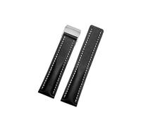 Correa de reloj de cuero auténtico italiano, apta for Breitling, 22/24mm, compatible con Premier B01 Colt Chronograph Avenger AVIATOR 8, hebilla 316L ( Color : Black-01 , Size : 22mmRoseGold Buckle )