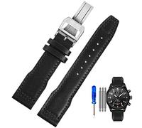 Correa de reloj de cuero genuina para pilotos de IWC Little Prince Male Mark 18 Big Fly Portugal suave y cómoda banda de vigilancia de 20 mm pulsera de 20 mm