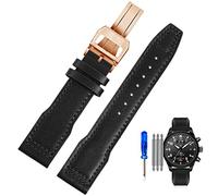 Correa de reloj de cuero genuina para pilotos de IWC Little Prince Male Mark 18 Big Fly Portugal suave y cómoda banda de vigilancia de 20 mm pulsera de 20 mm