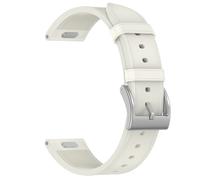 Correa de reloj de cuero genuino para Huawei GT5 White 18 mm