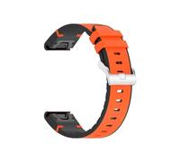 Correa de reloj de cuero Quickfit de 20, 22 y 26 mm compatible con for Garmin Fenix 8, 47 mm, 51 mm, 43 mm, 7X, 7S, 6X, 6, 6S, 5X Plus, 3HR, Epix, correa de silicona