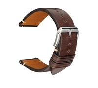 Correa de reloj de cuero retro para hombre y mujer, correa de reloj de liberación rápida para reloj inteligente Casio de 20 mm y 22 mm, 19mm, Cuero, No es una piedra preciosa