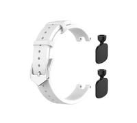 Correa de reloj de cuero suave apta for Garmin Lily, pulsera deportiva for mujer, correa de reloj de repuesto, correas de reloj aptas for Garmin Lily for mujer(White)