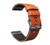 Correa de reloj de estilo oficial de 26 mm para Garmin Fenix 5 5x más 6 6x Pro 3hr MK2 D2 Pulsera de cuero de liberación rápida