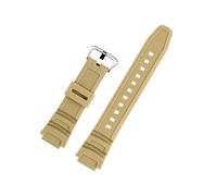 Correa de reloj de goma apta for Casio W218h AE-1200/1100 SGW-300 MRW-200/F-108 Correa de silicona de resina resistente al agua sin polvo