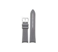 Correa de reloj de goma con extremo curvado, 20mm, 21mm, 22mm, Compatible con Omega Planet Ocean 600 Seamaster 300 /Hamilton/Seiko NO5.007(Grey-Silver pin buckle,20mm)