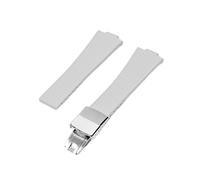 Correa de reloj de goma de liberación rápida de repuesto para relojes Tissot PRX de 35/40 mm de cuarzo/Powermatic 80 versiones automáticas para hombres y mujeres, color blanco