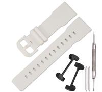 Correa de reloj de goma de resina de liberación rápida de 24 mm, compatible con Casio GA-2300-1AER GA-2300-7AER GA-2300-4AER, correa de repuesto deportiva duradera e impermeable con conector, One Size