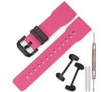 Correa de reloj de goma de resina de liberación rápida de 24 mm, compatible con Casio GA-2300-1AER GA-2300-7AER GA-2300-4AER, correa de repuesto deportiva duradera e impermeable con conector, One Size