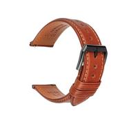 Correa de reloj de liberación rápida compatible con for Huawei compatible con for Samsung Galaxy Active2/3 compatible con correa de cuero genuino for Amazfit pulsera de reloj inteligente ( Color : Lig