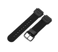 Correa de reloj de lona de nailon con borde elevado de 18 mm apta for Casio | Ajuste for Casio AE-1200WH SGW-300 AQ-S810W, correa de repuesto impermeable