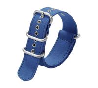 Correa de reloj de lona de nailon de 18/20/22 mm, correa de repuesto, accesorio informal para todos los días.,Azul,18 mm