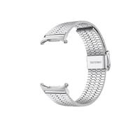 WUURAA Correa de reloj de metal for Samsung Galaxy Watch 7 Ultra de 47 mm, repuesto de pulsera de acero inoxidable for Watch 7 Ultra(Silver)