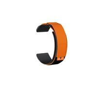 Correa de reloj de nailon de 22 mm y 26 mm compatible con Garmin Fenix 5/6/7/5X/6X/7X compatible con Forerunner 955/935/Instinct/Correa Bracelet(Black Orange,26mm)