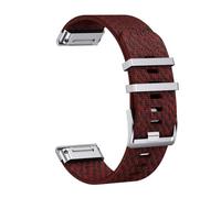 Correa de reloj de nailon de ajuste rápido Jacquard de 22 y 26MM compatible con Garmin Fenix 7/7XPro/7X/6X/6 Pro/5X/5/6/Epix/Instinct pulsera reemplazable(Jacquard Red2,For Quick Fit 26mm)