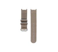 Correa de reloj de nailon impermeable y transpirable for exteriores,Compatible con Casio ProTrek PRG-240 PRG-130Y PRW-1500(Khaki-silver)