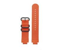 Correa de reloj de nailon modificada de 16 mm compatible con G Shock GBA-800-1A GBA-800-7A GBA-800-9A GBA-800-DG GA-800 GBD-800 GA110(Orange-black)