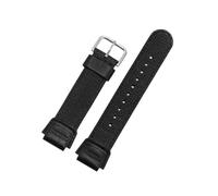 Correa de reloj de nailon y cuero de 18 mm compatible con pulseras Casio AE-1200WH/SGW-300/400/AQ-S810W/S800W AEQ110W con hebilla de metal