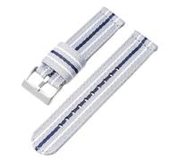 Correa de reloj de nylon 20 mm 22 mm para hombre para hombres lienzo deportivo
