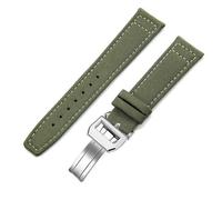 Correa de reloj de nylon tejido, Correa de reloj de nailon 20 mm 21 mm 22 mm Correa de reloj de lona Correa de reloj de tela Hebilla plegable Hebilla de pasador Correa de repuesto de cuero correa de r