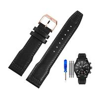Correa de reloj de piel auténtica para pilotos IWC Little Prince Male Mark 18 Big Fly Portugal, correa de reloj suave y cómoda de 20 mm