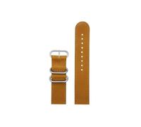 Correa de reloj de piel de vaca Compatible con Casio PROTREK PRW-60 PRW-61Y PRW-50Y PRW-70Y PRW-30 Correa de reloj deportiva de cuero vintage for hombre Anillo de acero inoxidable(Brown-silver)