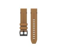 Correa de reloj de pulsera de cuero, ajuste fácil, pulsera de enlace rápido, correa de 22MM, apta for pulsera de reloj for Garmin Fenix 5 (Color : Light brown, Size : For Fenix 5 Plus)