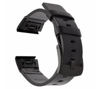 Correa de reloj de reemplazo de cuero deportivo al aire libre de 26 mm para Garmin Fenix 3 3 HR Fenix 5x más 6x Pro 7x Banda de vigilancia de la banda de muñeca