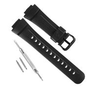 Correa de reloj de repuesto de resina natural impermeable para Casio G-Shock G2900, G2900F, G2900BT (hebilla negra)