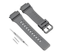 Correa de reloj de repuesto de resina natural impermeable para Casio SGW-300H AE-1200 W-800H AQ- S800W AQ-S810W (gris)