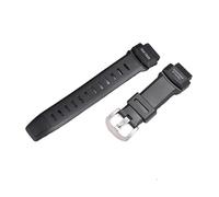 Correa de reloj de resina apta for Casio Pro Trek Prg 260 500 Prw 2000 2500 5100, pulsera impermeable con hebilla, accesorios for reloj(Black S)