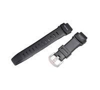 Correa de reloj de resina apta for Casio Pro Trek Prg 260 500 Prw 2000 2500 5100, pulsera impermeable con hebilla, accesorios for reloj(Black LJQ)
