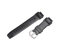 Correa de reloj de resina apta for Casio Pro Trek Prg 260 500 Prw 2000 2500 5100, pulsera impermeable con hebilla, accesorios for reloj(Black S)