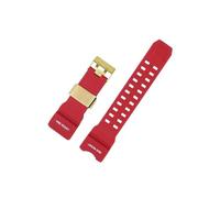 Correa de reloj de resina Compatible con Casio G-SHOCK Big Mud King GWG-1000-1A/A3/1A1 GB/GG Series, correa de reloj deportiva de silicona suave for hombre(Red gold)