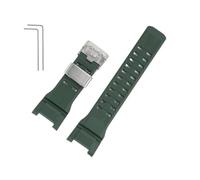 Correa de reloj de resina compatible con Casio GSHOCK, la tercera generación del Big Mud King GWG-B1000 con anillo de acero de muesca dedicada, GWG-B1000, Acetato, Sin piedra preciosa