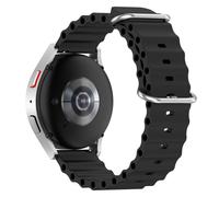 Correa de reloj de silicona Black Samsung Galaxy Watch 3 45 mm, Huawei Watch GT3 Pro 46 mm, Huami Amazfit GTR 3, Xiaomi Watch S1 Active, Garmin Fo...